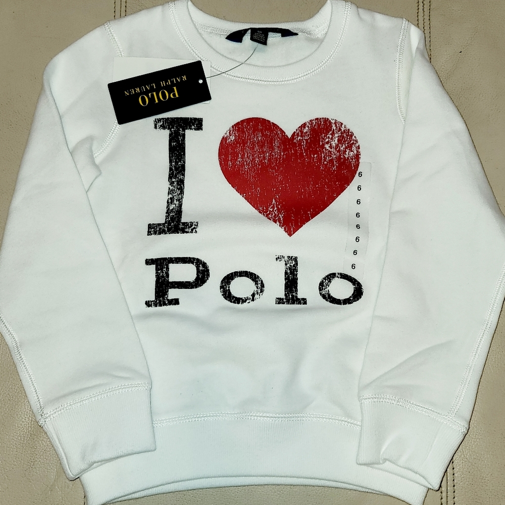 NWT Girls Polo Sweatshirt